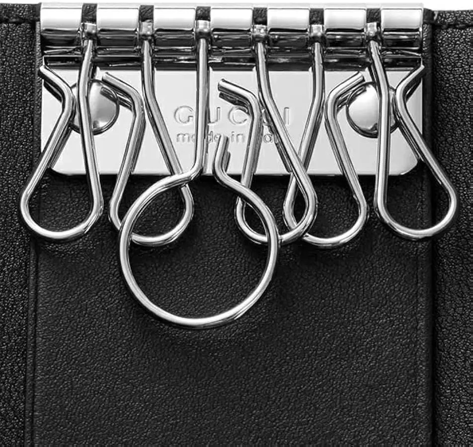 Alternative view of Ví Gucci Leather Key Case 'Black' 150402-BMJ1N-1000