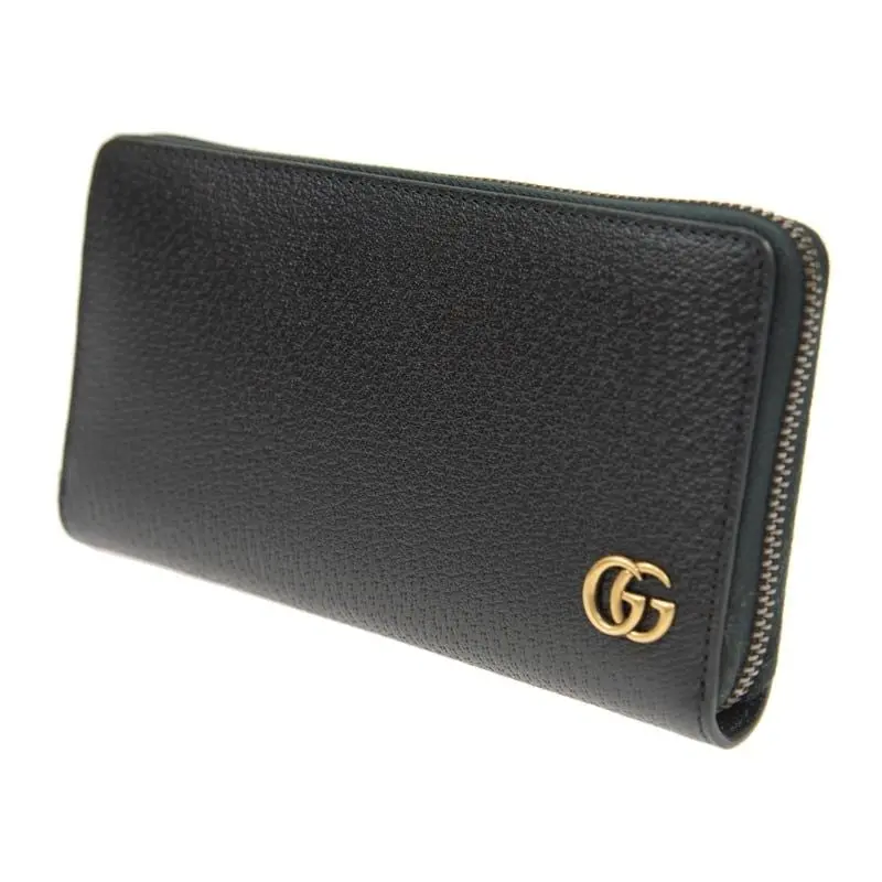 Ví Gucci Leather Long Wallet 'Black' 428736-DJ20T-1000 - Ảnh 4