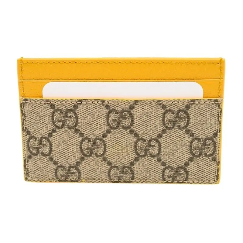Ví Gucci Monogram Card Holder ‘Beige Yellow’ 768248-FACQC-9750 - Ảnh 3