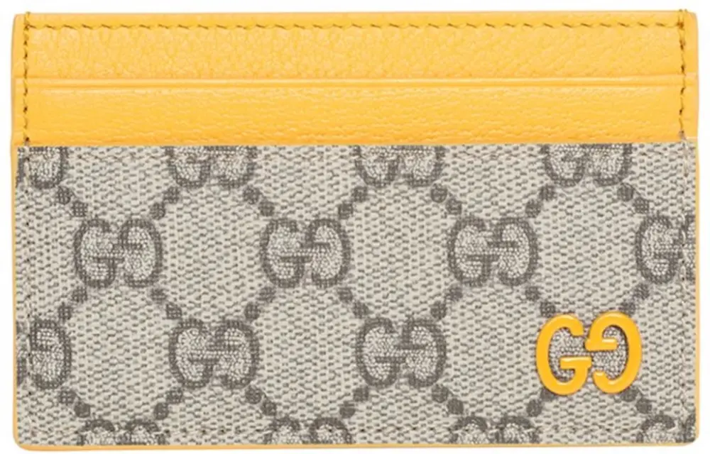 Ví Gucci Monogram Card Holder ‘Beige Yellow’ 768248-FACQC-9750
