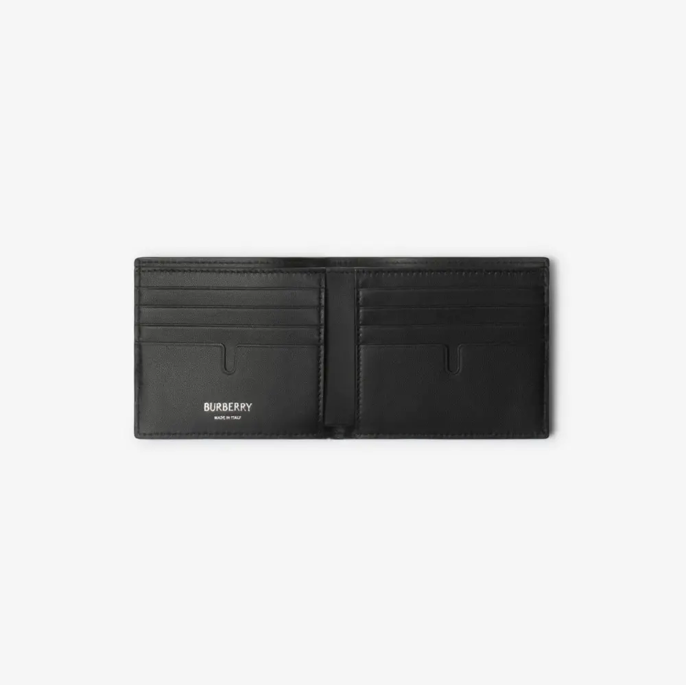 Alternative view of Ví Burberry Leather Wallet 'Navy' 81123481