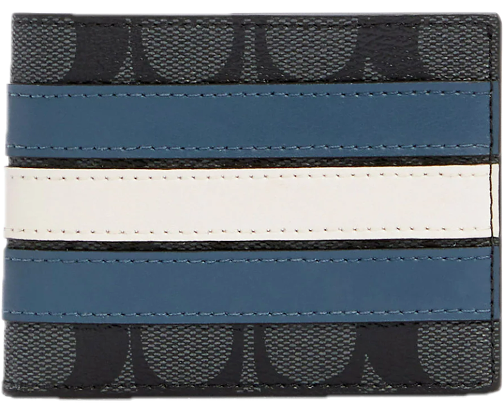 Ví Coach Slim Billfold Wallet 'Denim' 3004-QBOH0