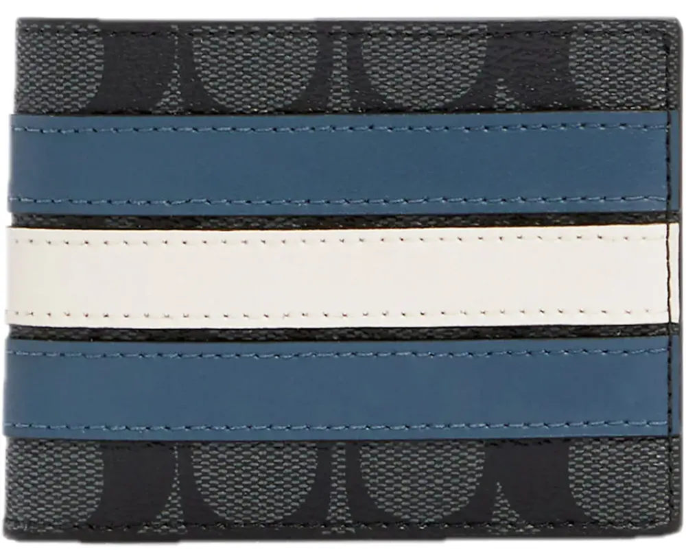 Ví Coach Slim Billfold Wallet 'Denim' 3004-QBOH0