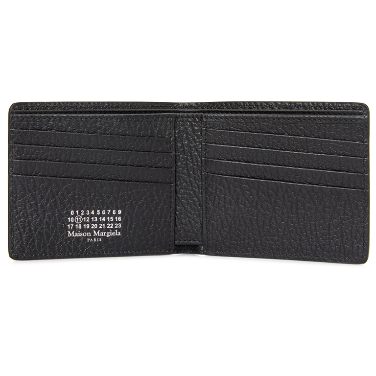 Alternative view of Ví Maison Margiela Crocodile Wallet ‘Black’ SA1UI0016-P4455-T8013