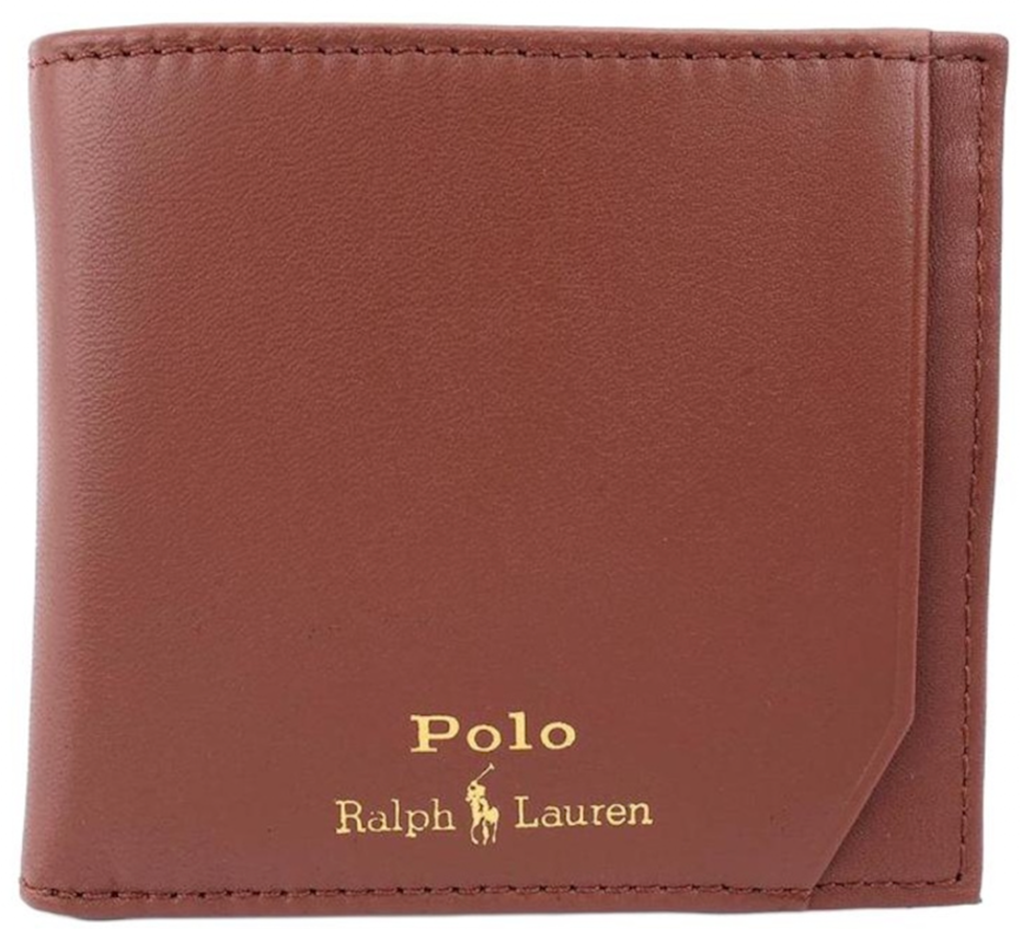 Ví Polo Ralph Lauren Leather Wallet 'Brown' 405963229002