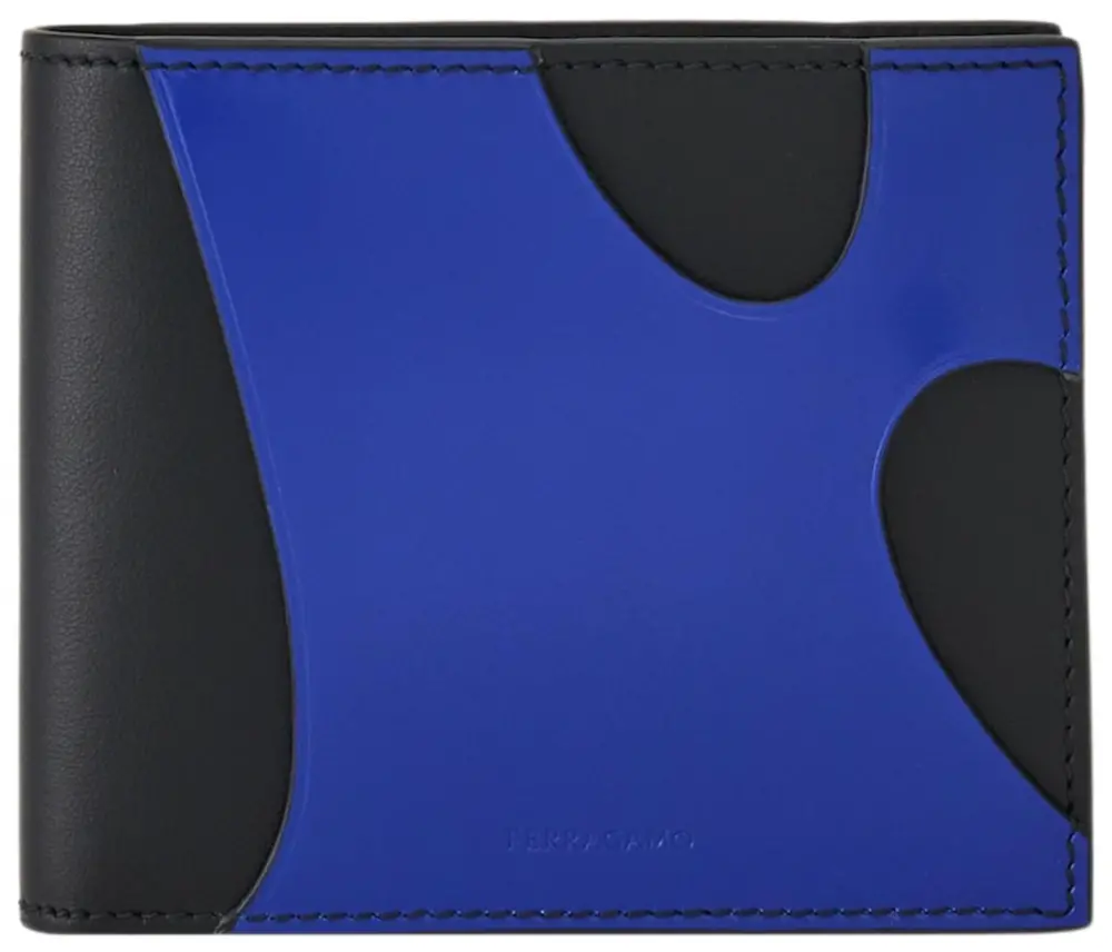 Ví Salvatore Ferragamo Leather Wallet 'Blue' 661272-765952