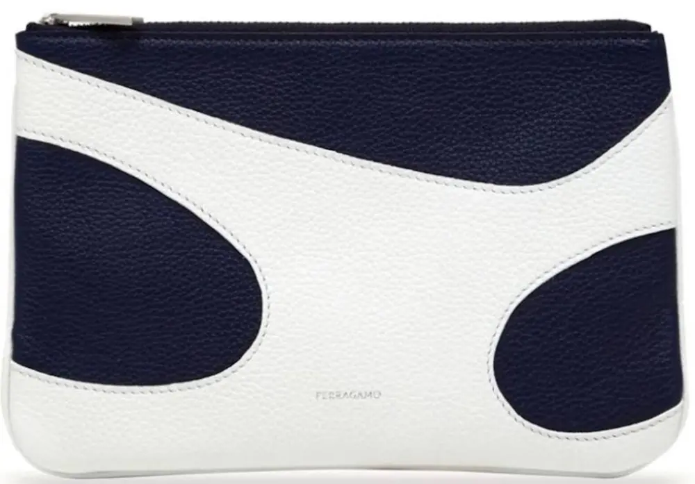 Ví Salvatore Ferragamo Phone Pouch 'Black White' 661322-770126