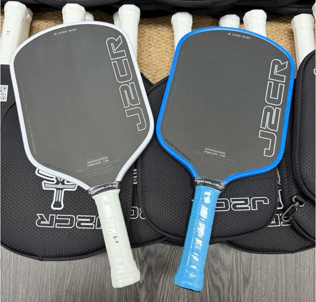 Vợt Pickleball Honolulu J2CR 16mm 'White' - Ảnh 4