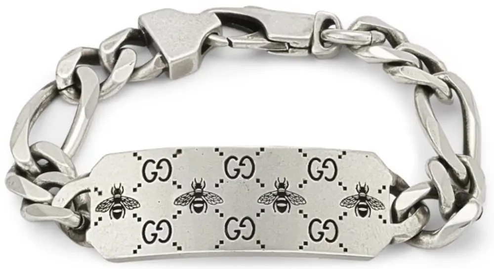 Vòng Tay Gucci Bracelet With Bee ‘Silver’ 728264-J8400-0728