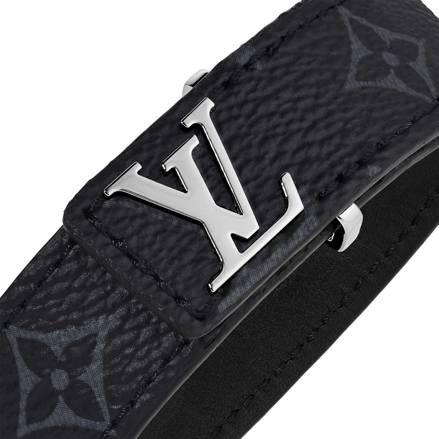 Alternative view of Vòng Tay Louis Vuitton Bracelet Slim Monogram 'Eclipse' M6456