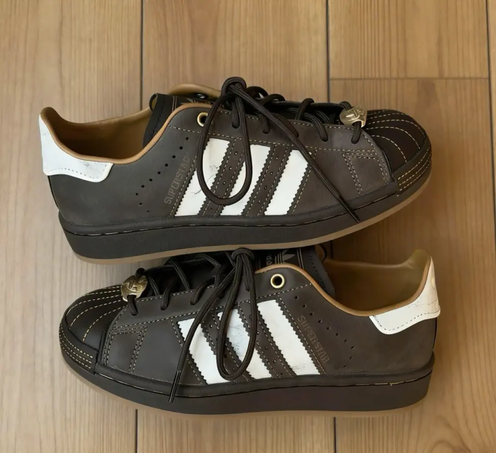 Giày Adidas Superstar 2 ‘Dark Brown’ HP7108 - Ảnh 4