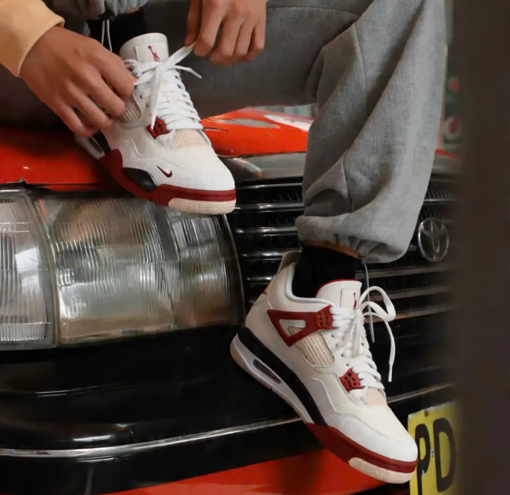 Alternative view of Giày Nike Air Jordan 4 x Nigel Sylvester ‘Sail’ IQ8055-100