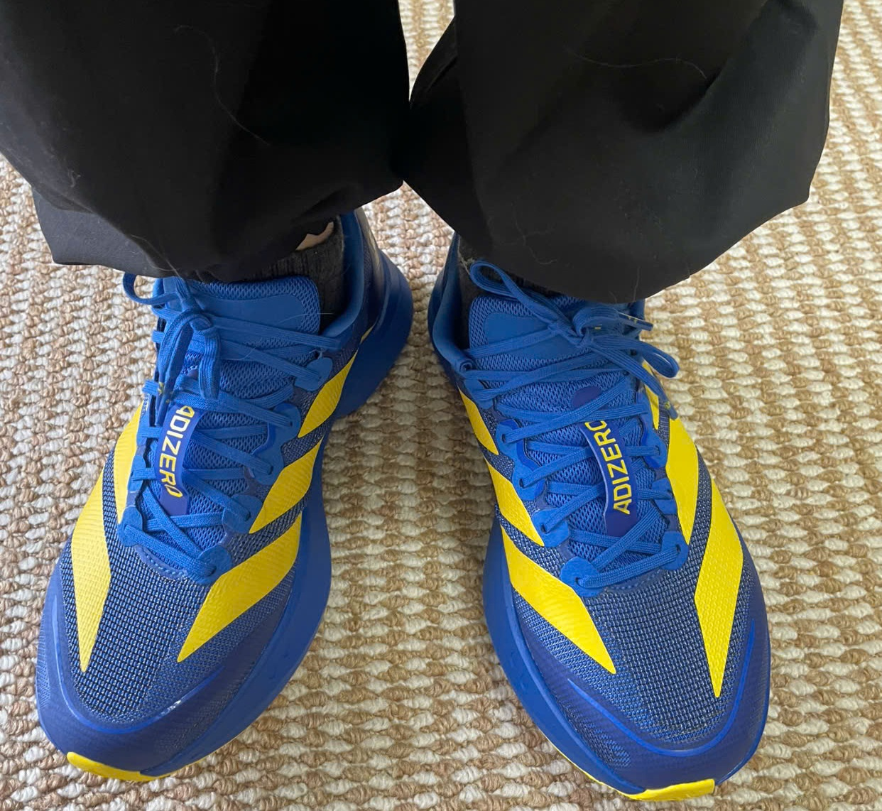 Alternative view of Giày Adidas Adizero Boston 13 ‘Blue Yellow’ KK4238