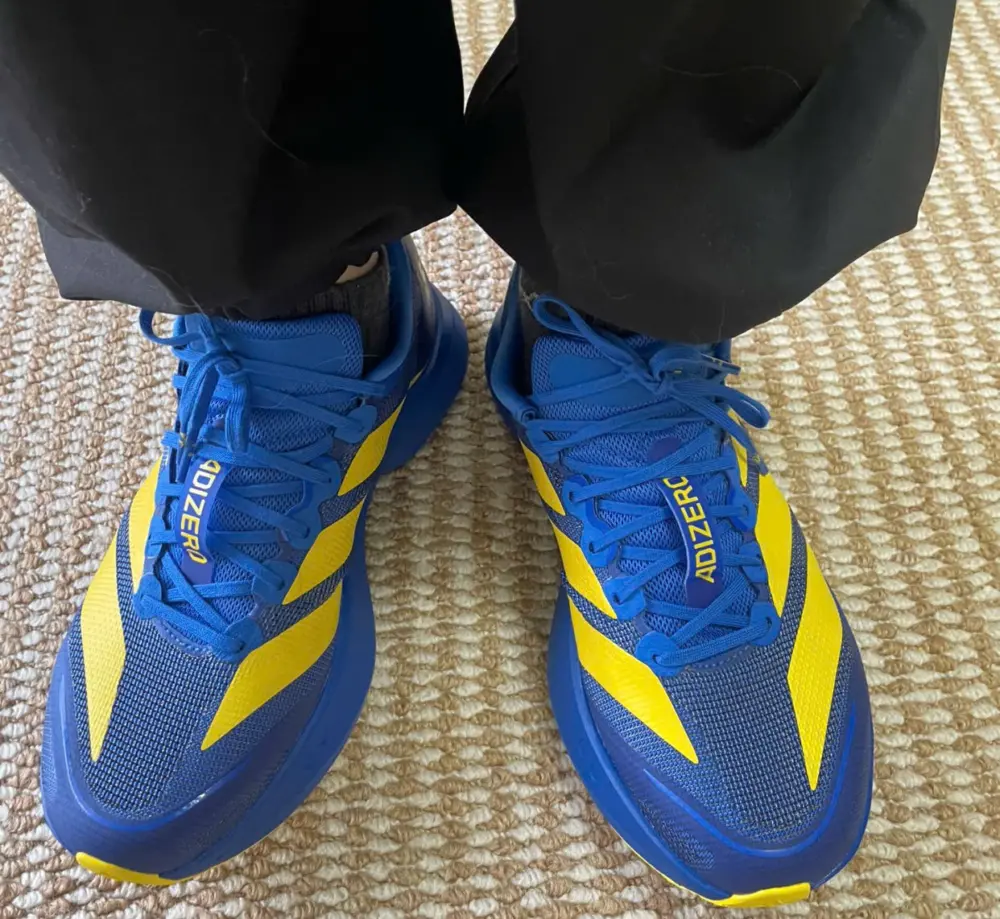 Alternative view of Giày Adidas Adizero Boston 13 ‘Blue Yellow’ KK4238