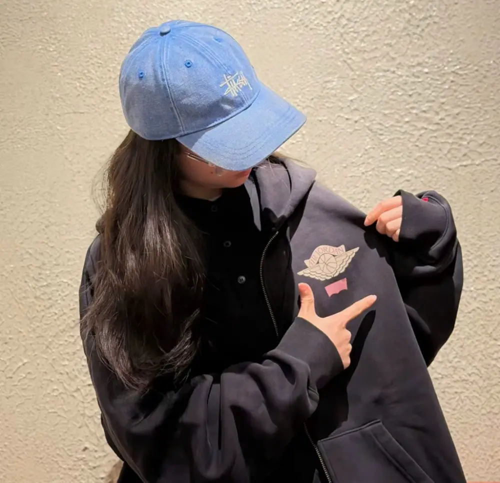 Alternative view of Mũ Stussy Basic Stüssy Cap Washed Canvas 'Blue' 1311210