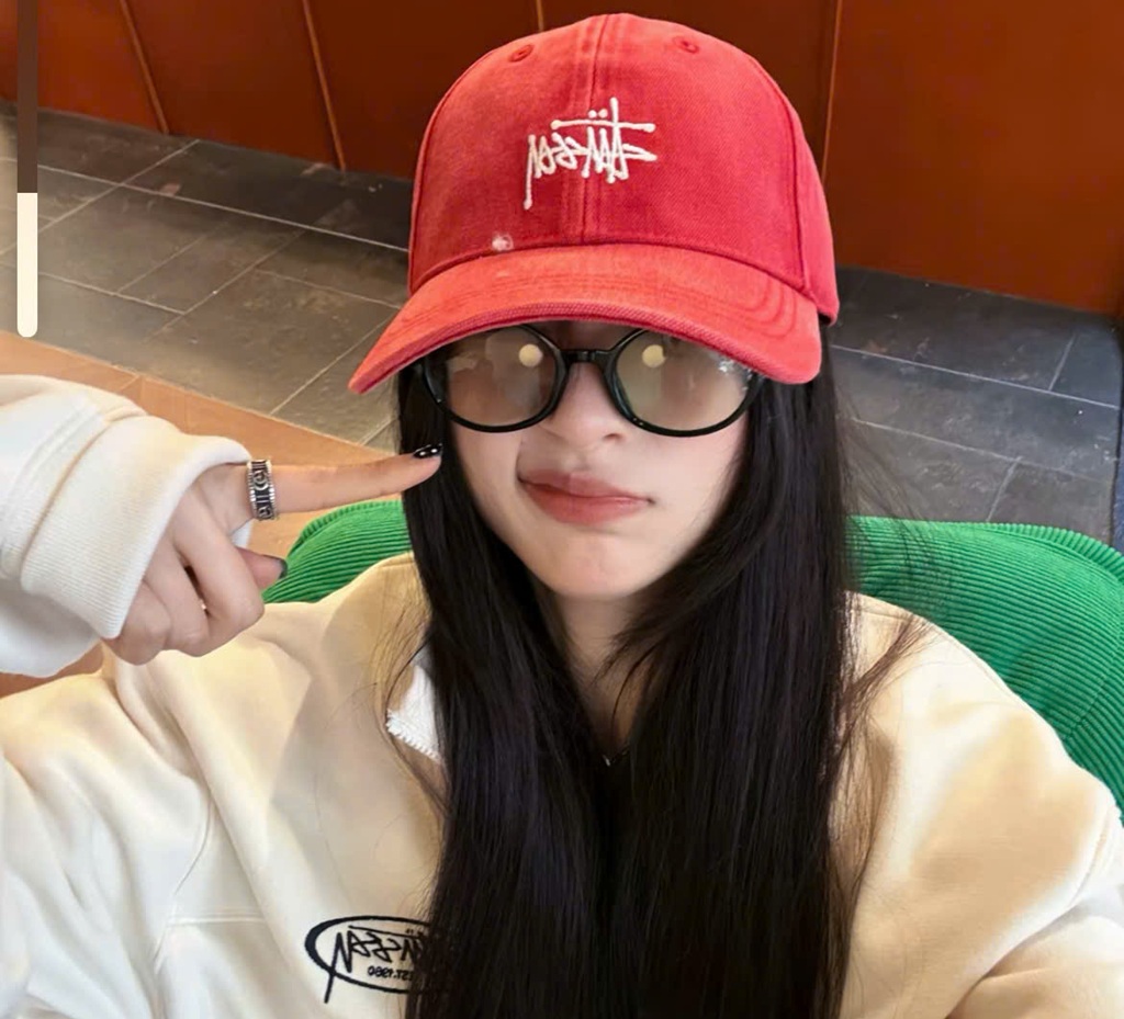 Mũ Stussy Basic Stüssy Cap Washed Canvas 'Red' 1311210 - Ảnh 4