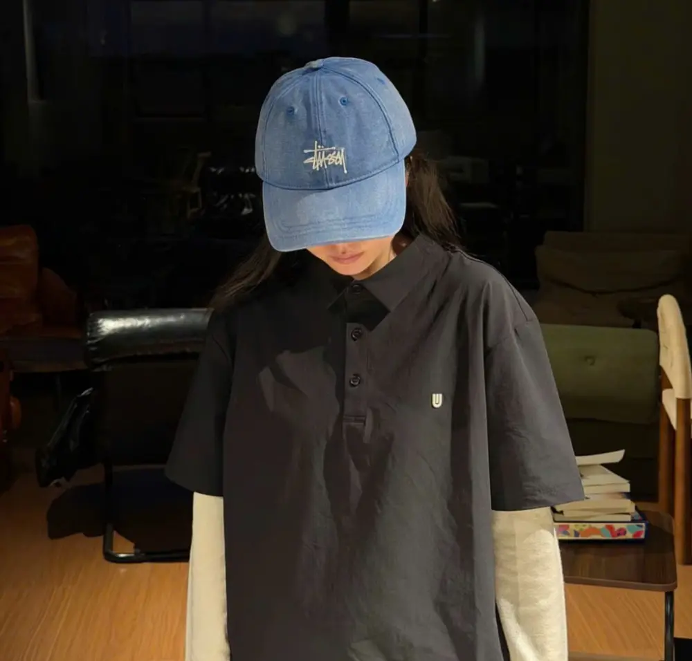 Mũ Stussy Basic Stüssy Cap Washed Canvas 'Blue' 1311210 - Ảnh 3