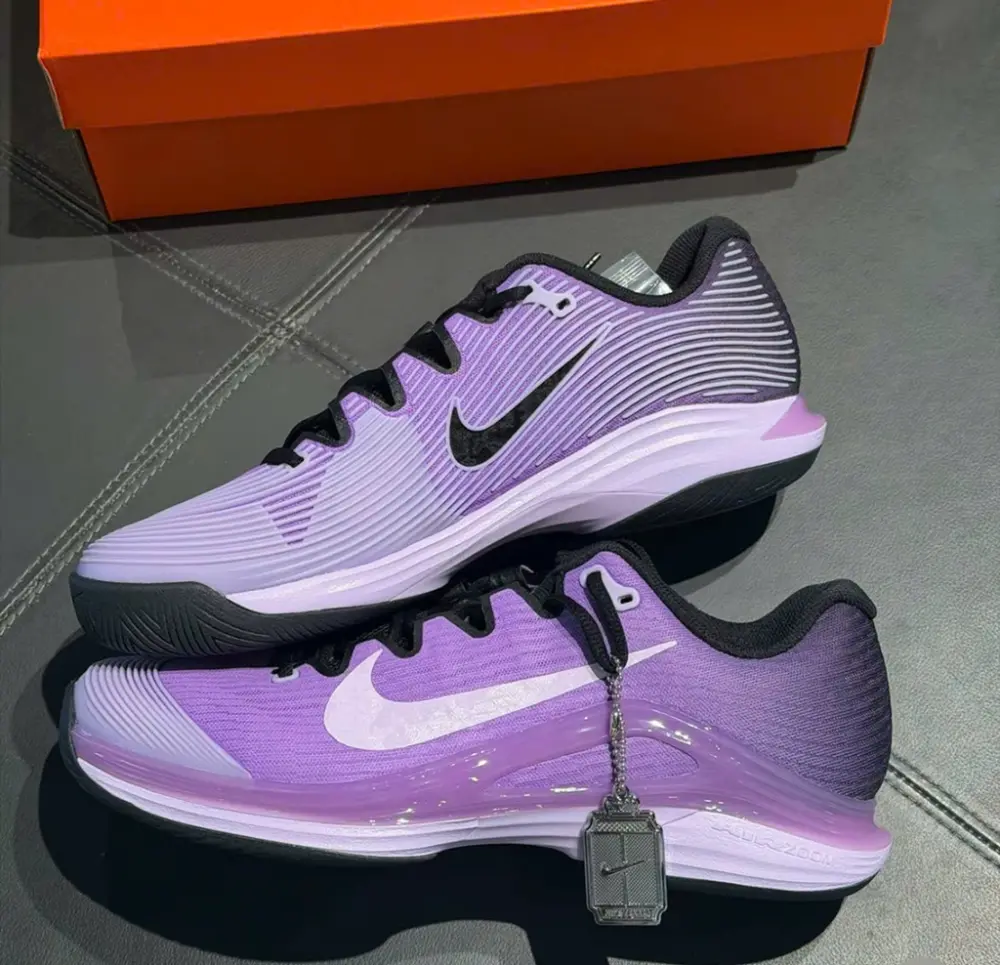Giày Nike Vapor 12 Court 'Bright Violet' IB2534-500 - Ảnh 4