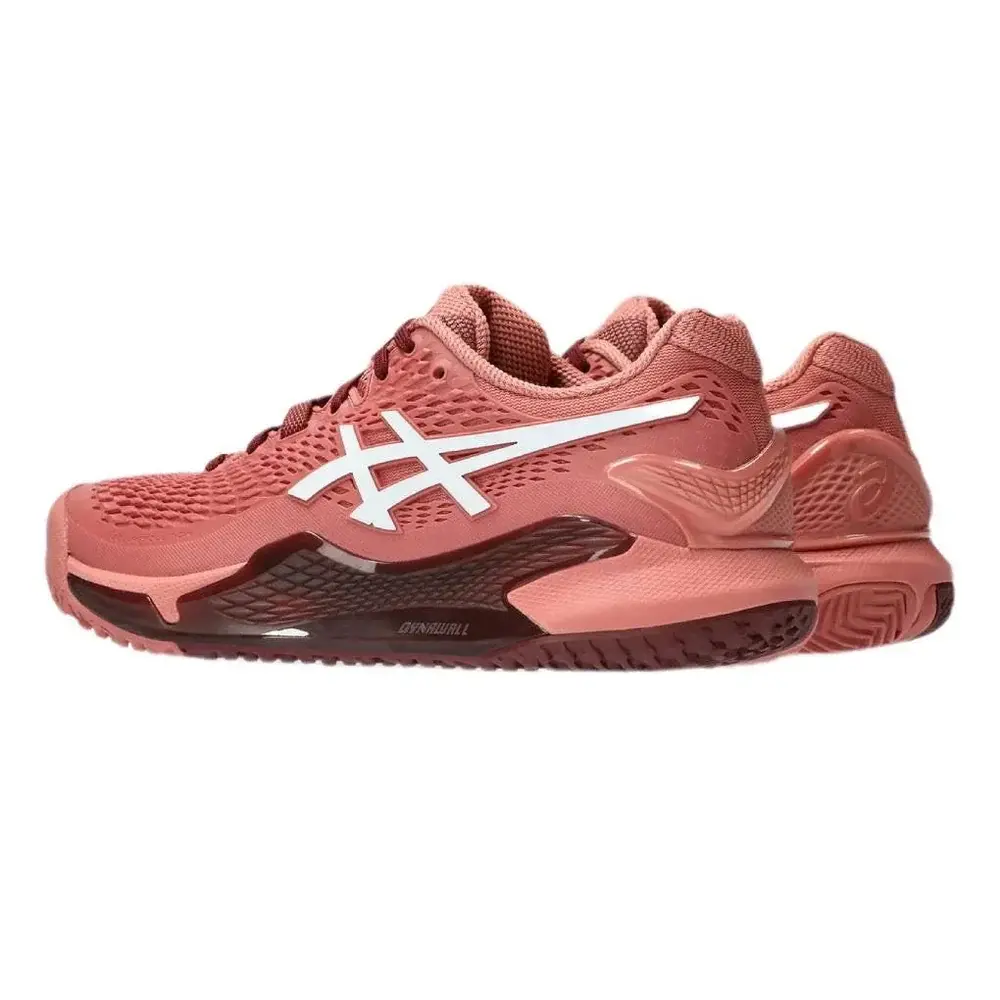 Alternative view of Giày Asics Gel Resolution 9 Clay 'Light Garnet' 1042A224-600