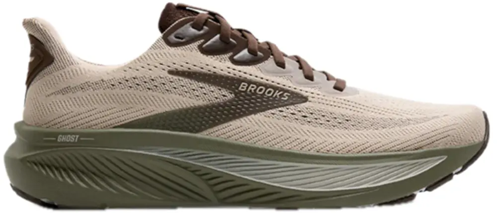 Giày Brooks Ghost 17 ‘Grey Brown Olive’ 110442-1D-297