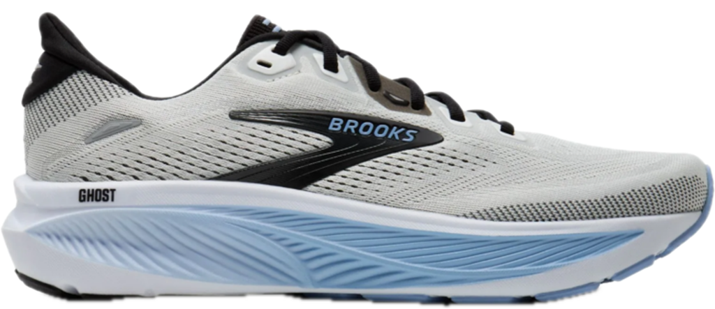 Giày Brooks Ghost 18 ‘White Black’ 1104932E-172