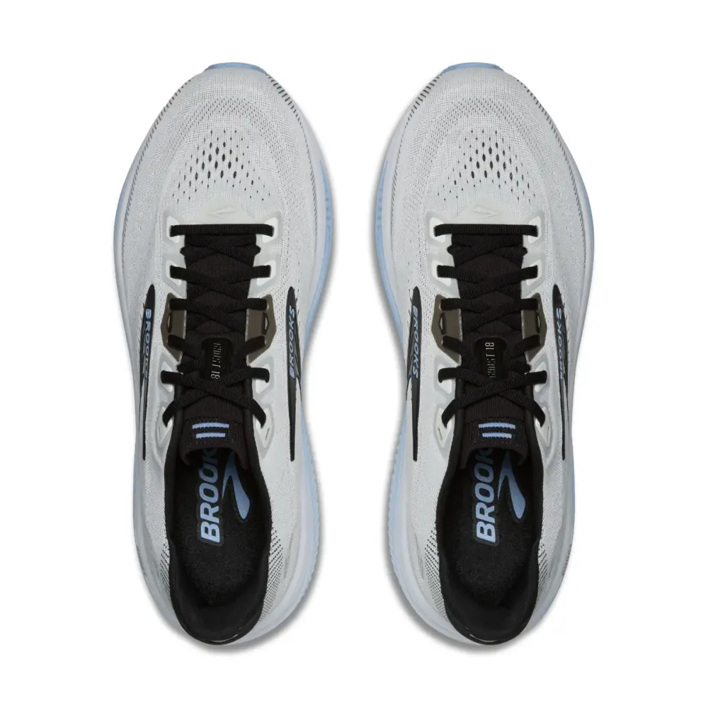 Giày Brooks Ghost 18 ‘White Black’ 1104932E-172 - Ảnh 4
