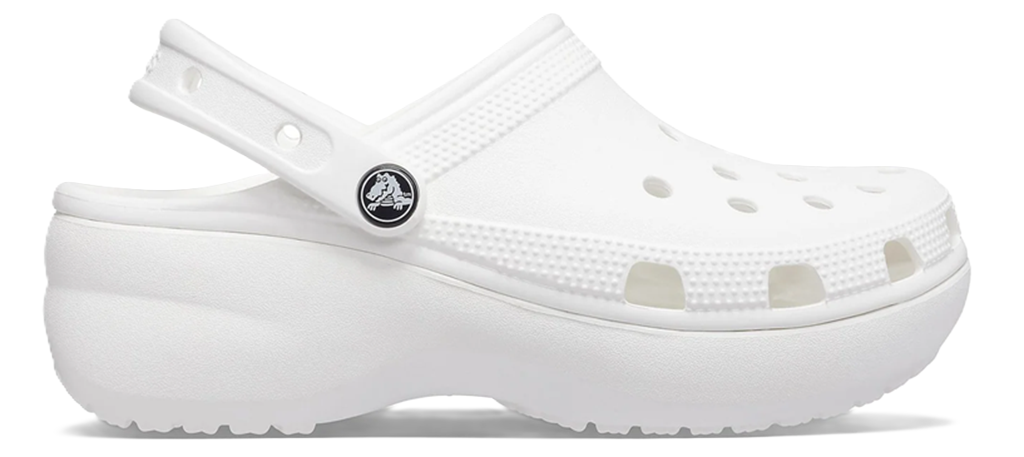 Dép Crocs Classic Platform 'White' 206750-100
