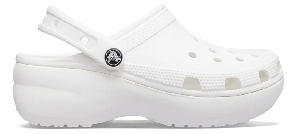 Dép Crocs Classic Platform 'White' 206750-100