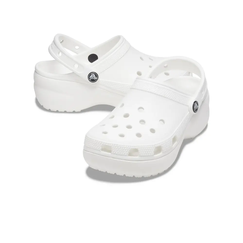 Dép Crocs Classic Platform 'White' 206750-100 - Ảnh 4