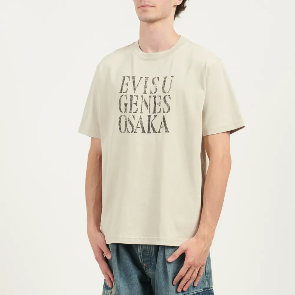 Áo Evisu Osaka ‘Beige’ 2EAEJM5TS6111RXCT-ECUX - Ảnh 3