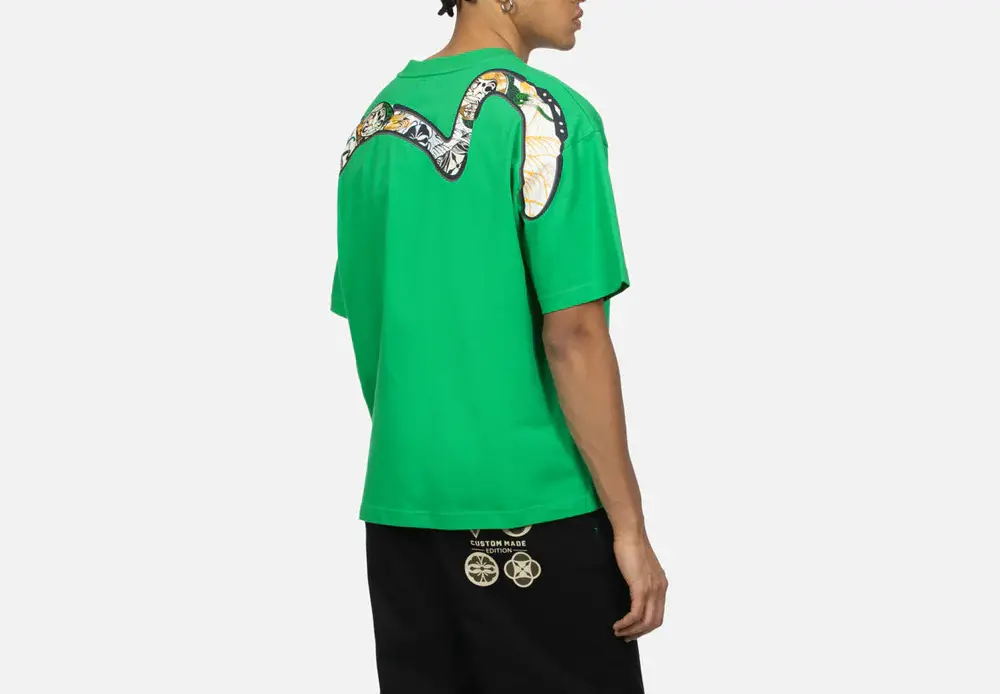 Alternative view of Áo Evisu Daruma and Daicock ‘Green’ 2ESHTM4TS1071LFCT