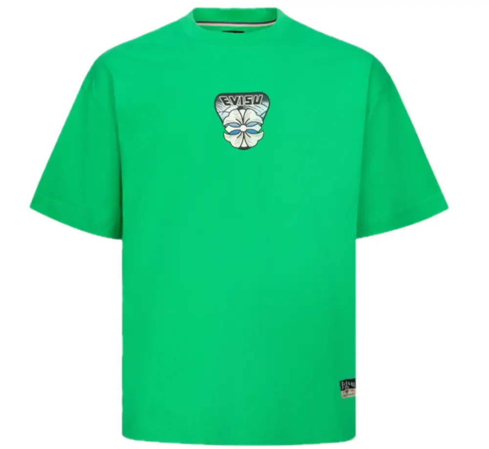 Áo Evisu Daruma and Daicock ‘Green’ 2ESHTM4TS1071LFCT