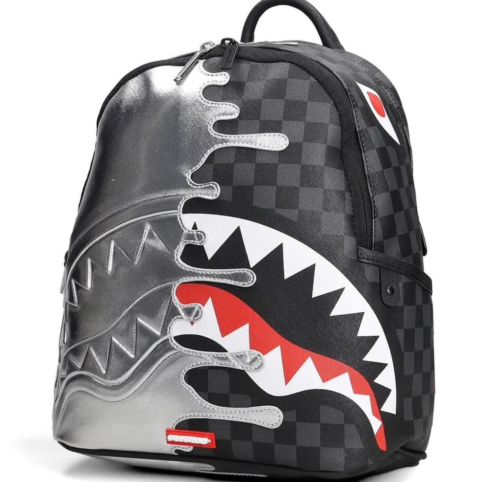 Alternative view of Balo Sprayground Backpack ‘Grey Black’ 910B8922NSZ