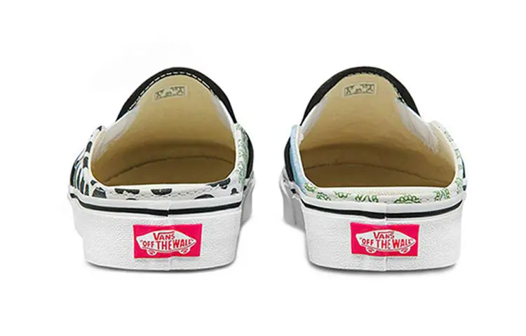 Giày Vans Classic Slip-On Mule 'Pattern Mix Multi' VN0A4P3U6UX - Ảnh 3