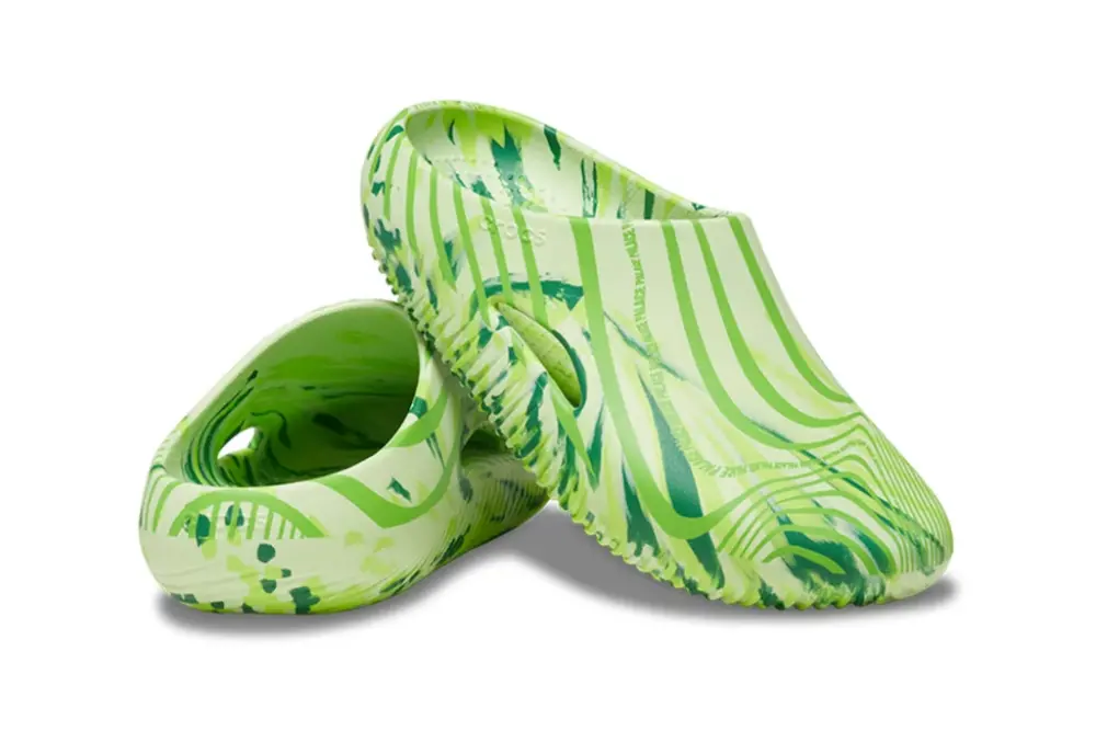Dép Crocs Palace x Mellow Recovery Clog 'Celery' 209383-3UB - Ảnh 4