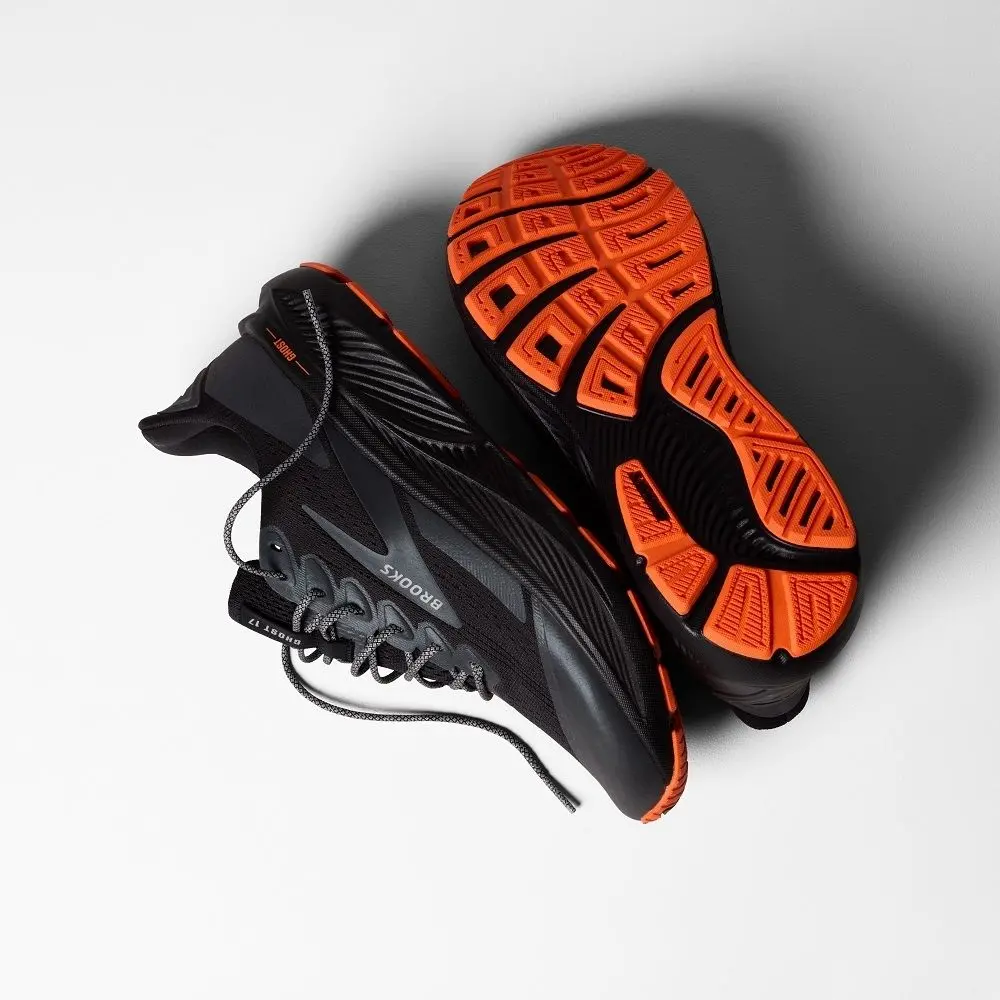 Giày Brooks Ghost 17 ‘Black Orange’ 110442-1D-023 - Ảnh 4