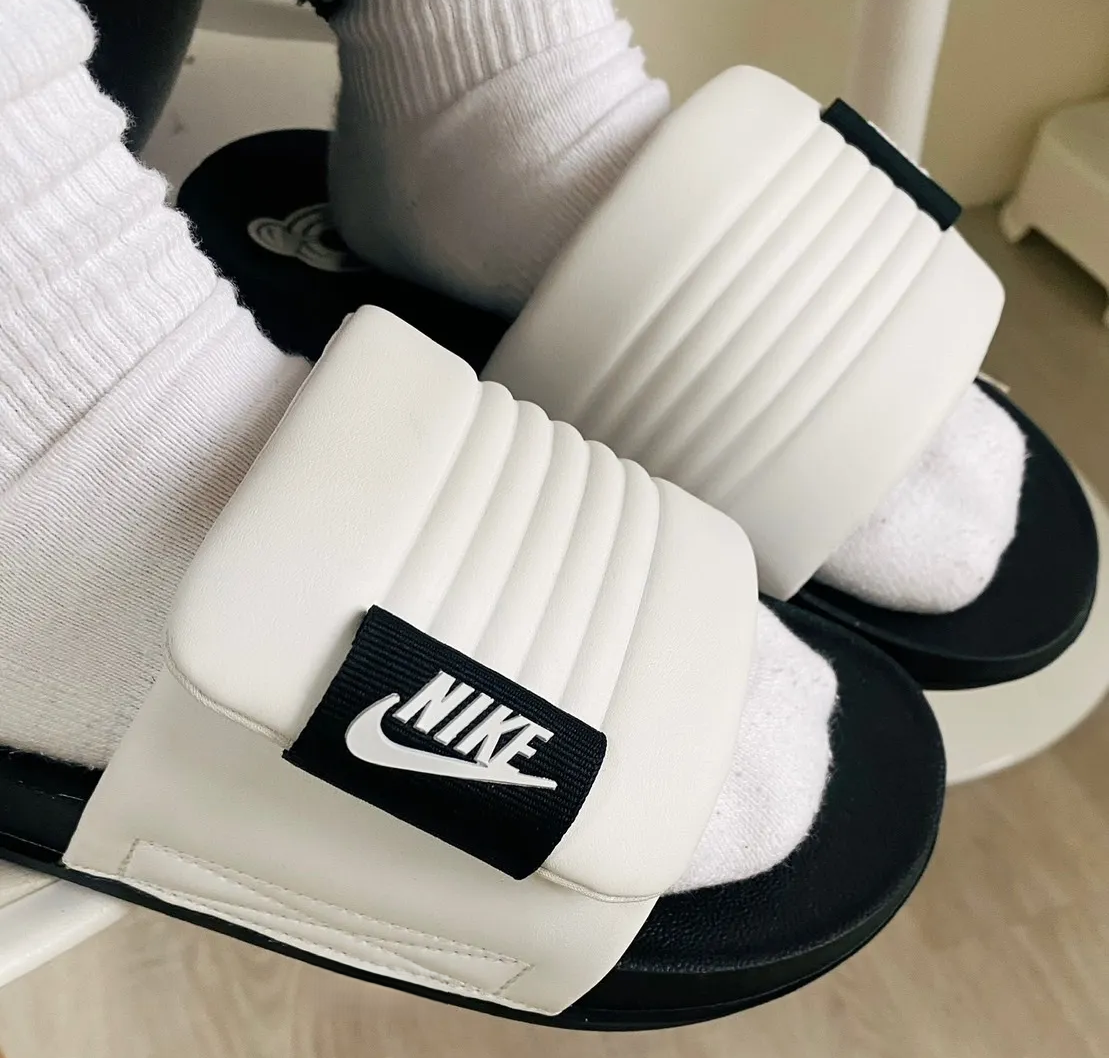 Dép Nike Offcourt Adjust Slide ‘Summit White Black’ DQ9624-100 - Ảnh 3