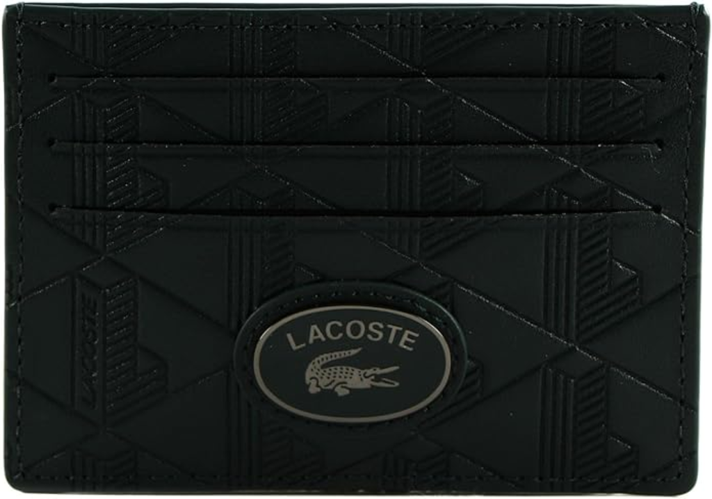 Ví Lacoste Leather Monogram ‘Black’ NH4397MR