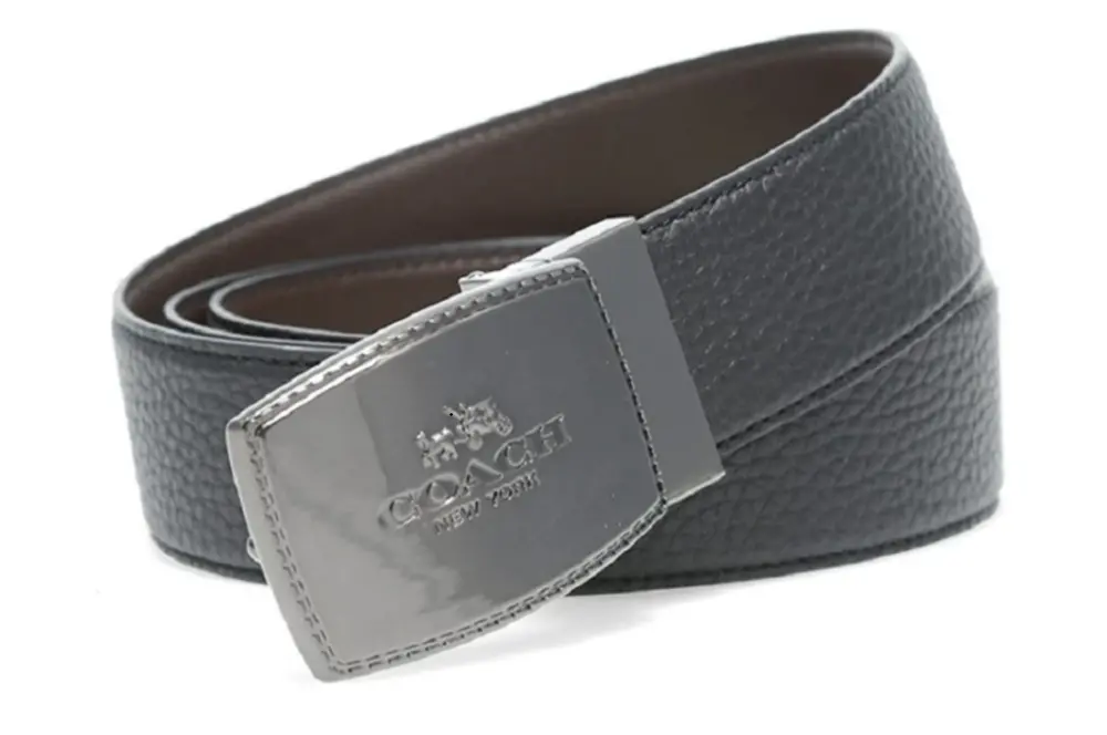 Thắt Lưng Coach Stitched Reversible Belt 64089-BK-MA