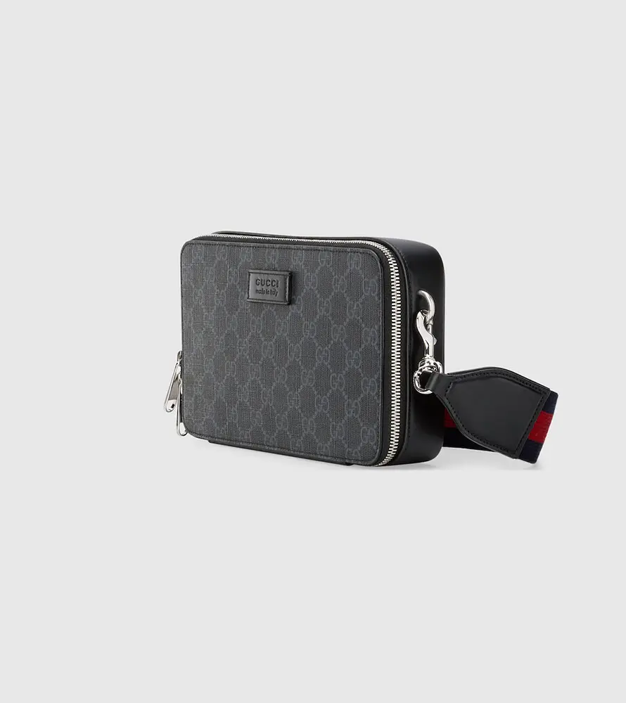Túi Gucci Crossbody Canvas Bag 'Black' 774161-K5RLN-1095 - Ảnh 4