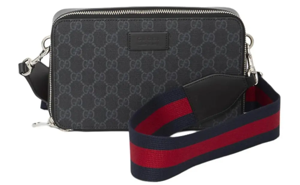 Túi Gucci Crossbody Canvas Bag 'Black' 774161-K5RLN-1095