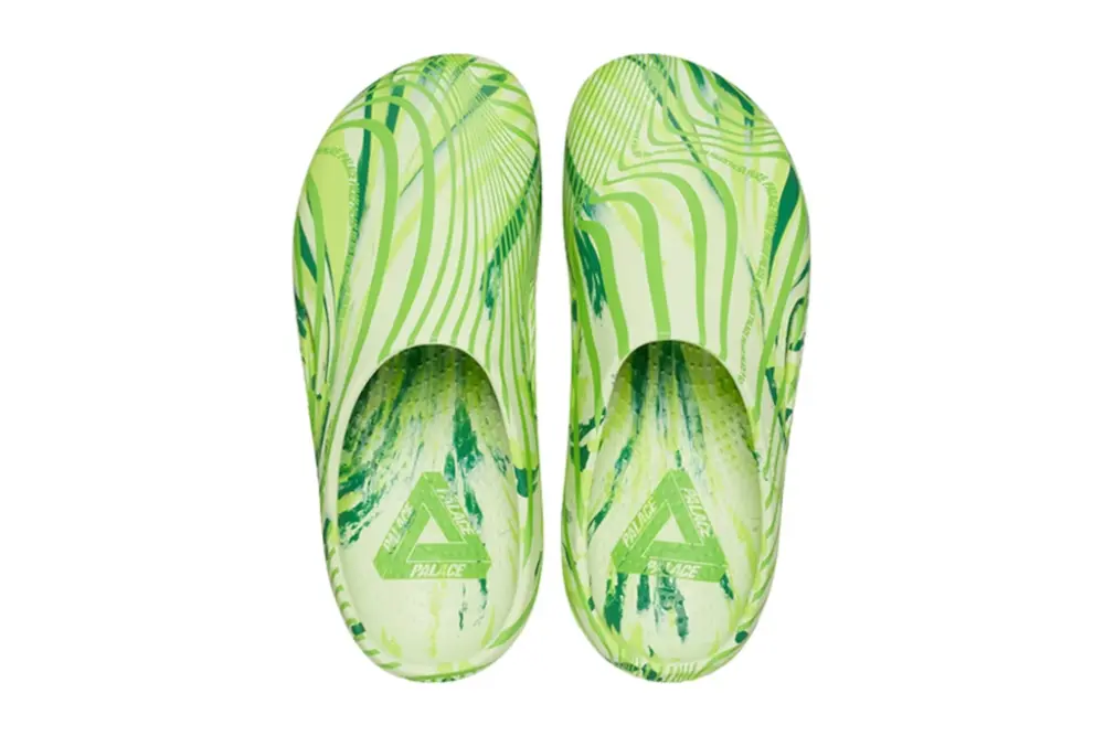 Dép Crocs Palace x Mellow Recovery Clog 'Celery' 209383-3UB - Ảnh 5