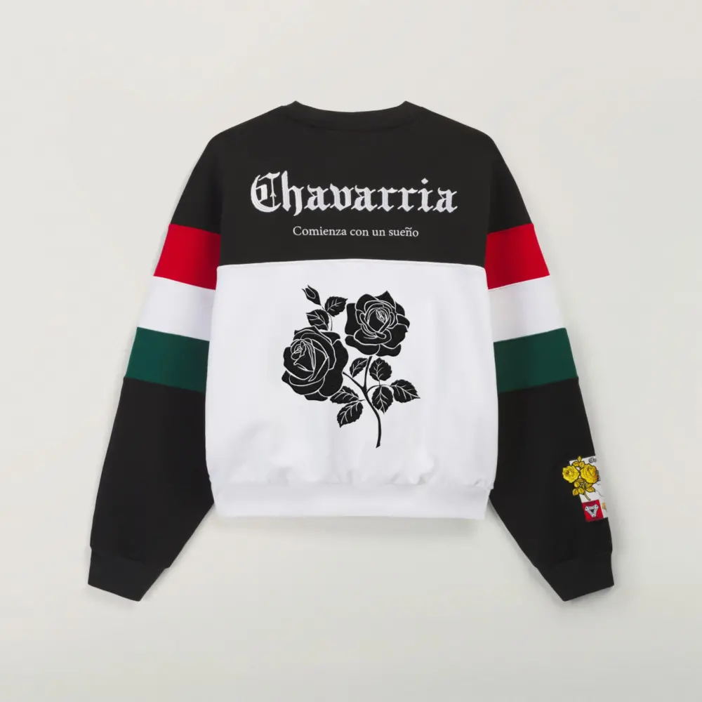 Áo Adidas CHAVARRIA SWEATSHIRT 'Black' KV1976 - Ảnh 5