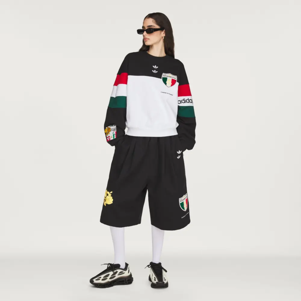 Áo Adidas CHAVARRIA SWEATSHIRT 'Black' KV1976 - Ảnh 4