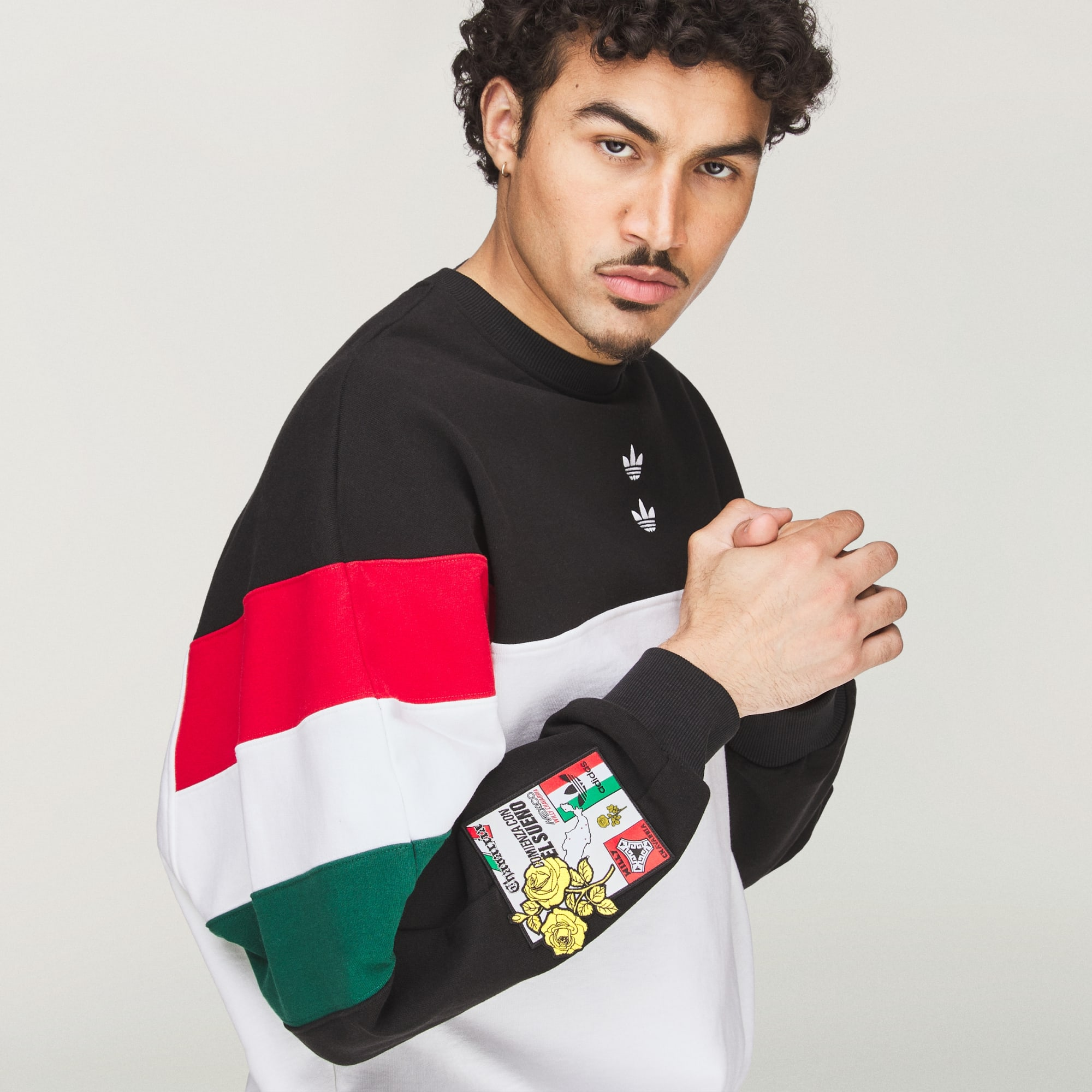 Áo Adidas CHAVARRIA SWEATSHIRT 'Black' KV1976 - Ảnh 3
