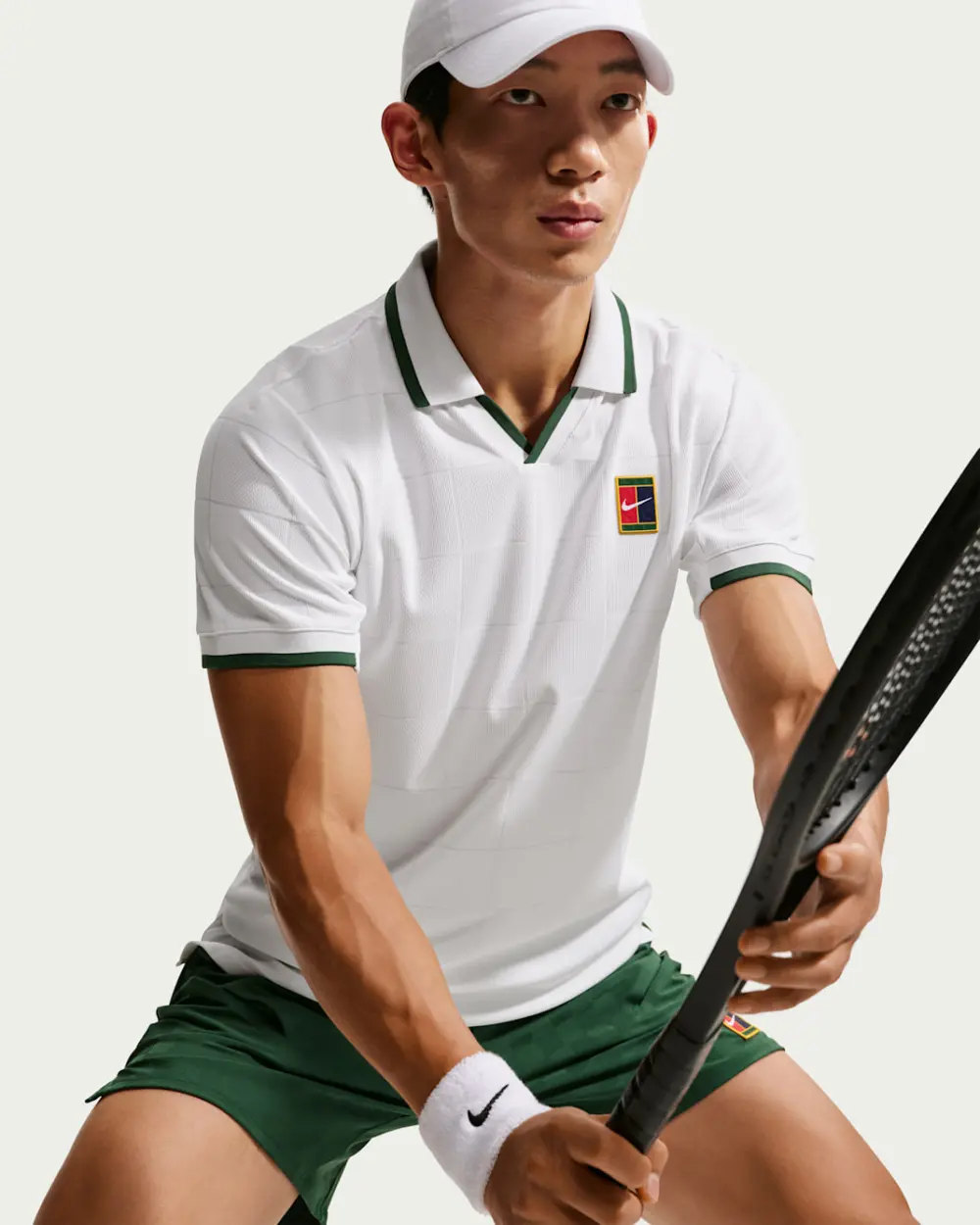 Alternative view of Áo Nike Court Slam 'White' IB1025-100