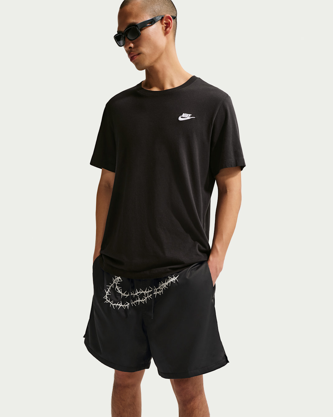 Alternative view of Quần Nike Club Flow Shorts 'Black' IR6935-010