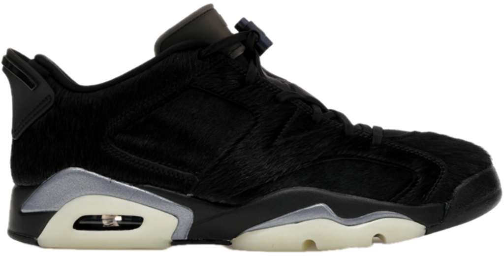 Giày Nike Air Jordan 6 Retro Low ‘Blackout’ IO9786-001