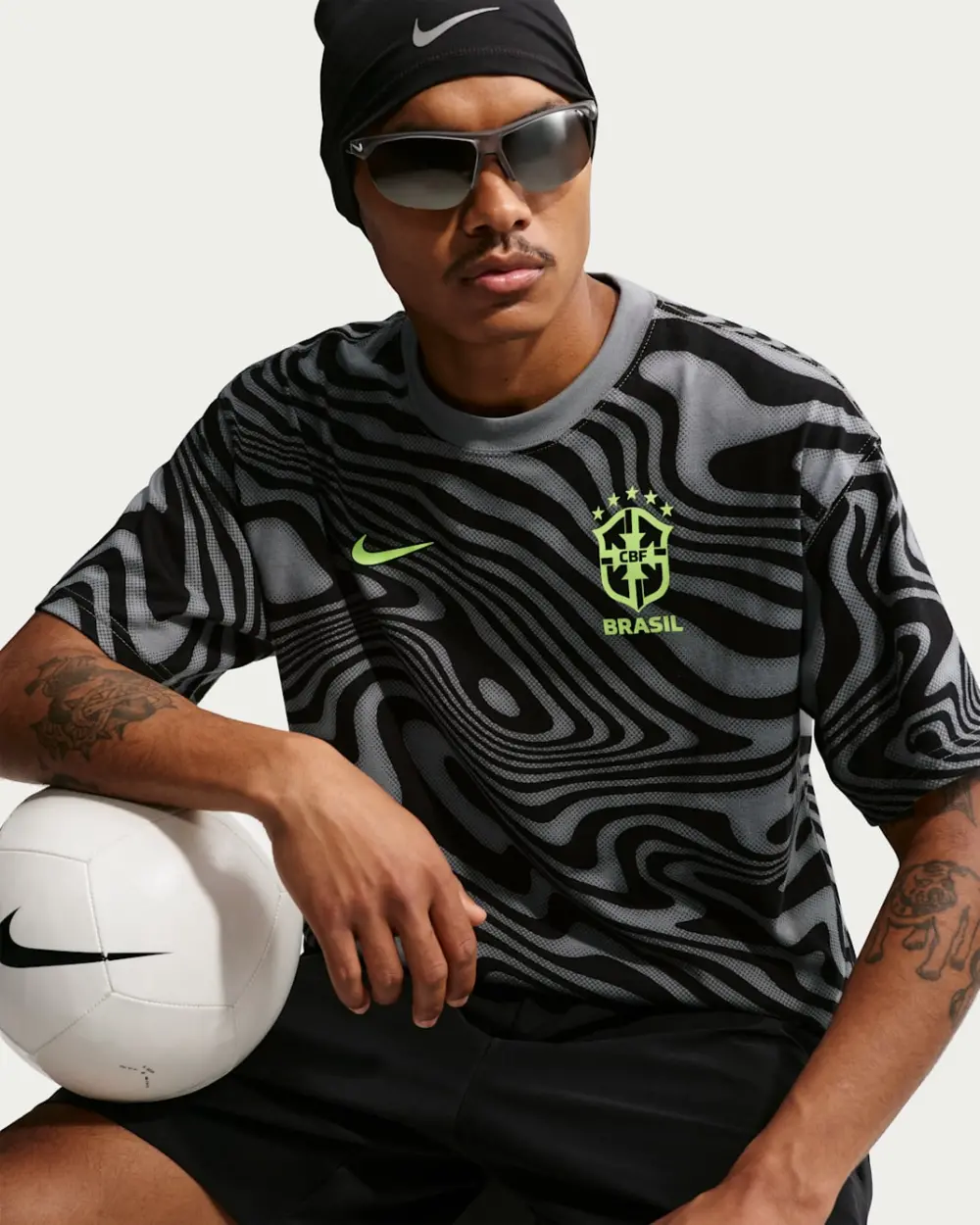 Áo Nike Brazil Football T-Shirt IQ2272-002 - Ảnh 3