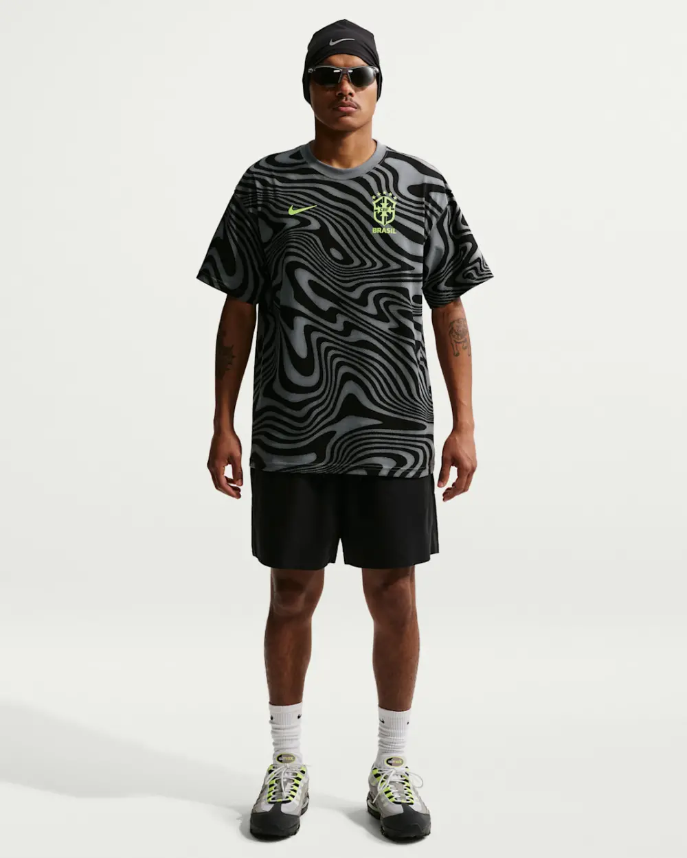 Áo Nike Brazil Football T-Shirt IQ2272-002 - Ảnh 4